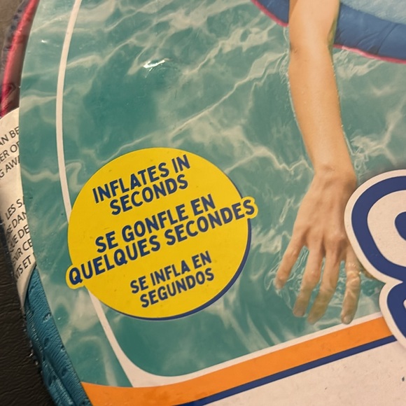 NEW: SwimWays Papasan Spring Float Hyper-Flate Valve - Adult Pool Lounge Chair - Picture 5 of 11